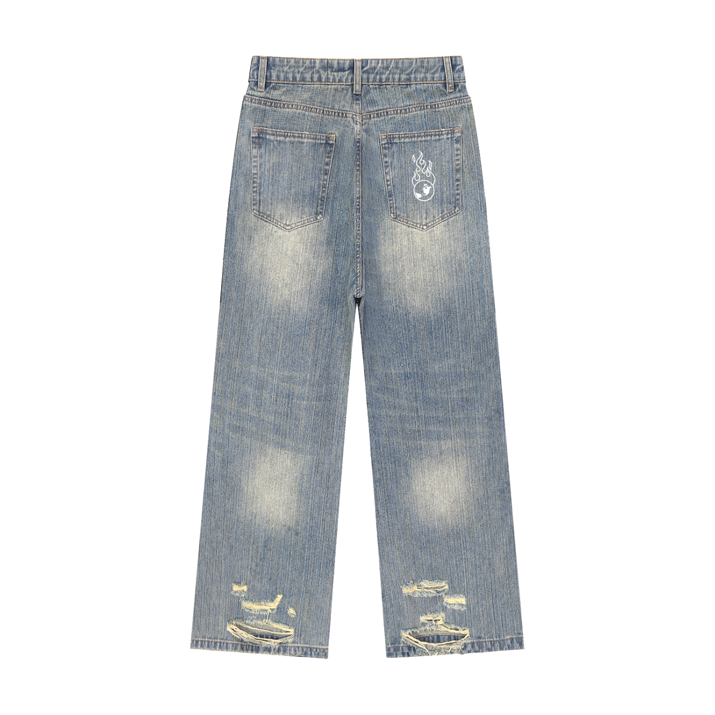 Genocide - Distressed Denim Jeans