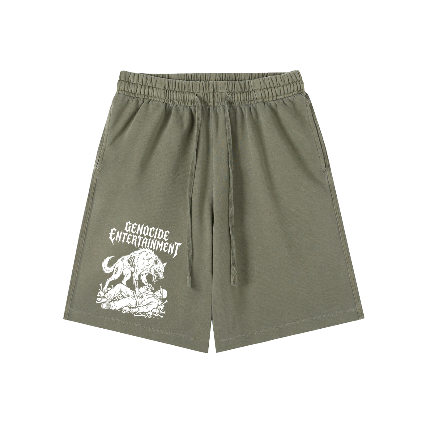 Zombie Wolf - Cotton Shorts